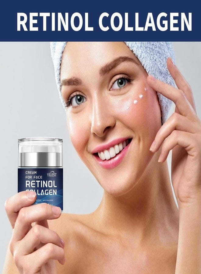 YILEST Retinol Moisturizing Cream for Face - Anti-Aging Night Cream with Retinol, Collagen & Shea Butter - Deep Hydration, Reduces Wrinkles & Fine Lines - For All Skin Types - 1.7oz - Image 2